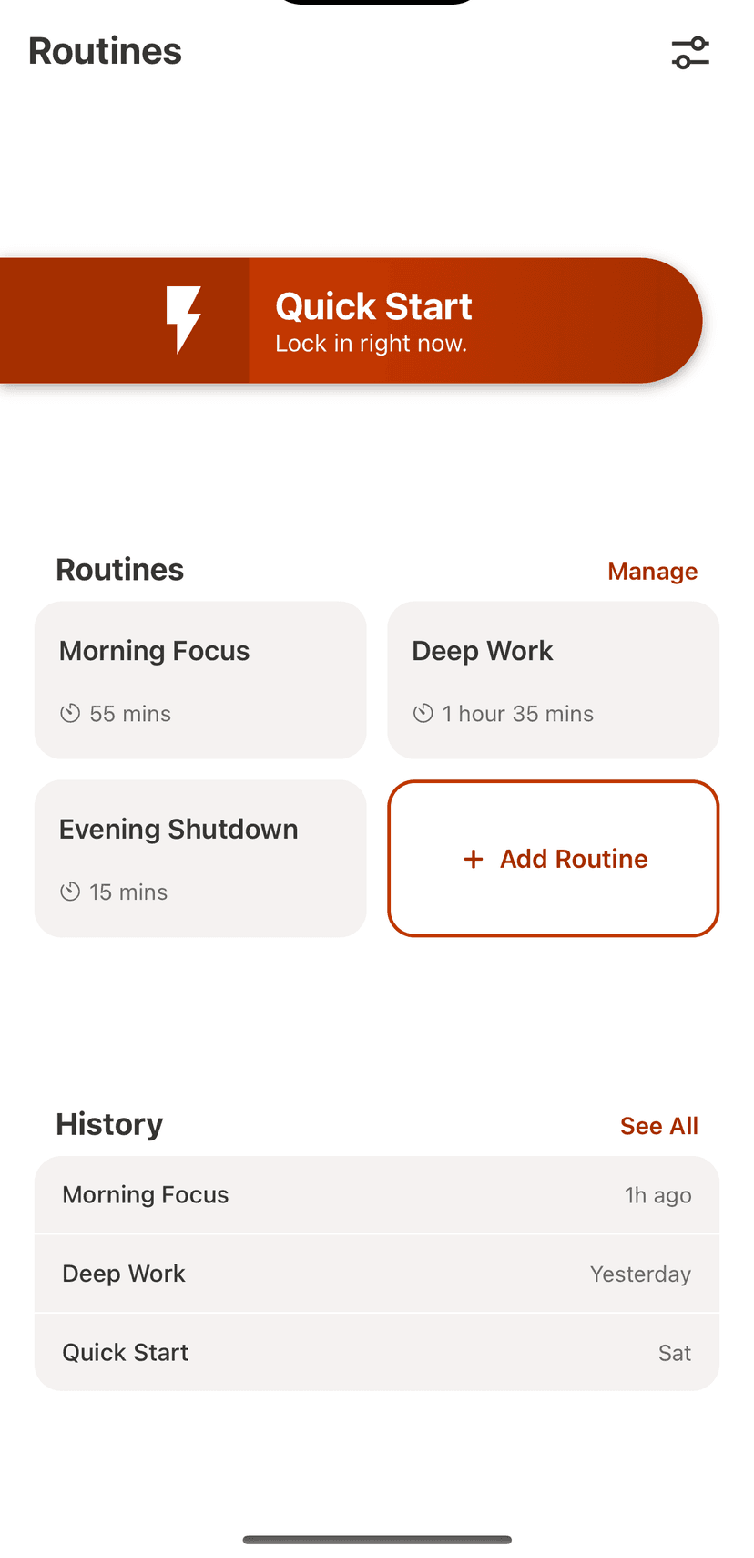 Routines